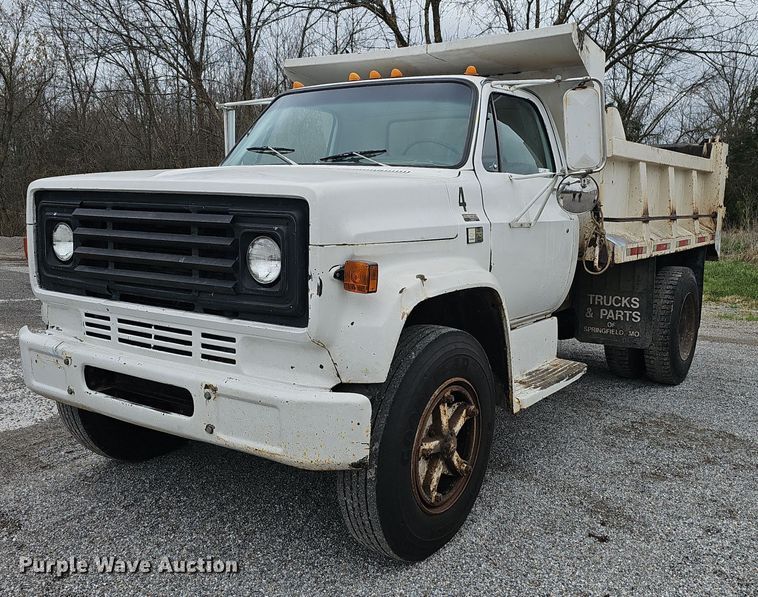 image for item EJ6200 1984 Chevrolet C70 dump truck