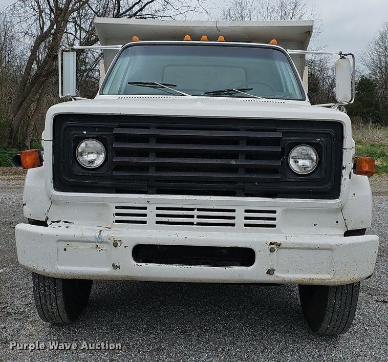 image for item EJ6200 1984 Chevrolet C70 dump truck