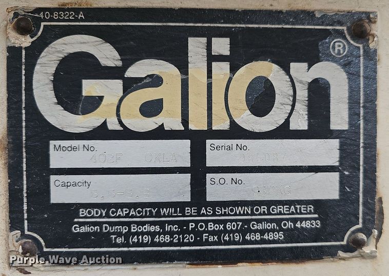 image for item EJ6200 1984 Chevrolet C70 dump truck