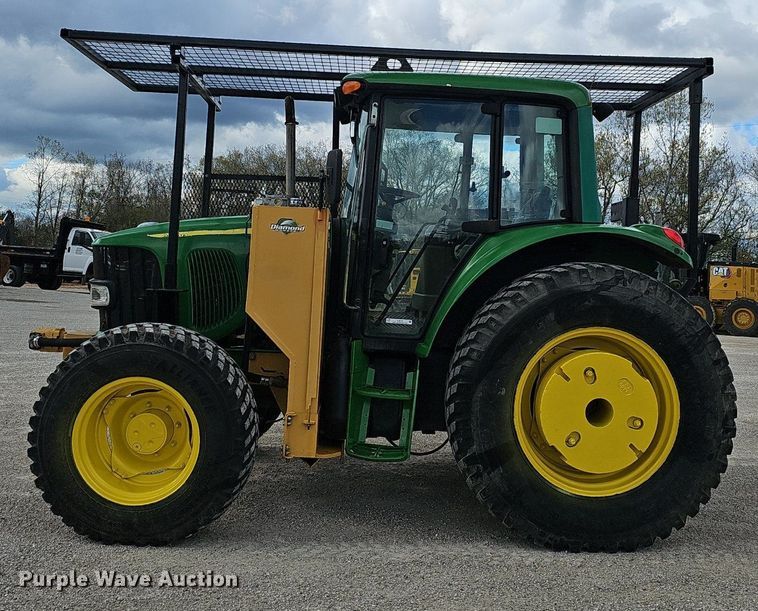 image for item EJ6245 2002 John Deere 6420 MFWD tractor