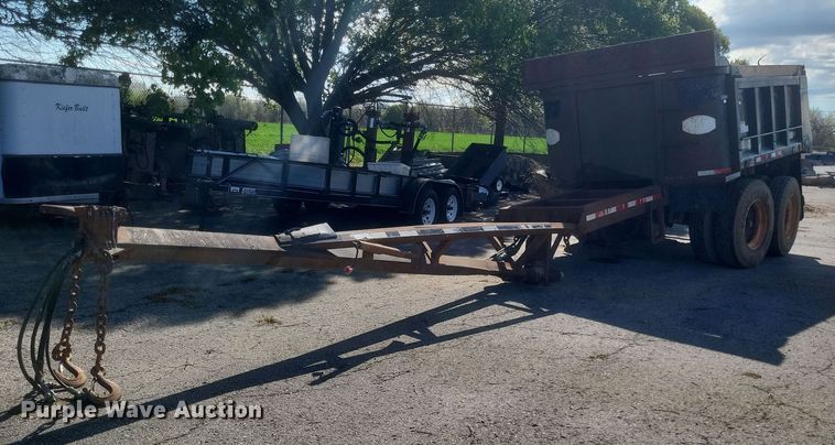 image for item EJ7868 2009 Palmer Machine Works  PDT-12-17 end dump pup trailer