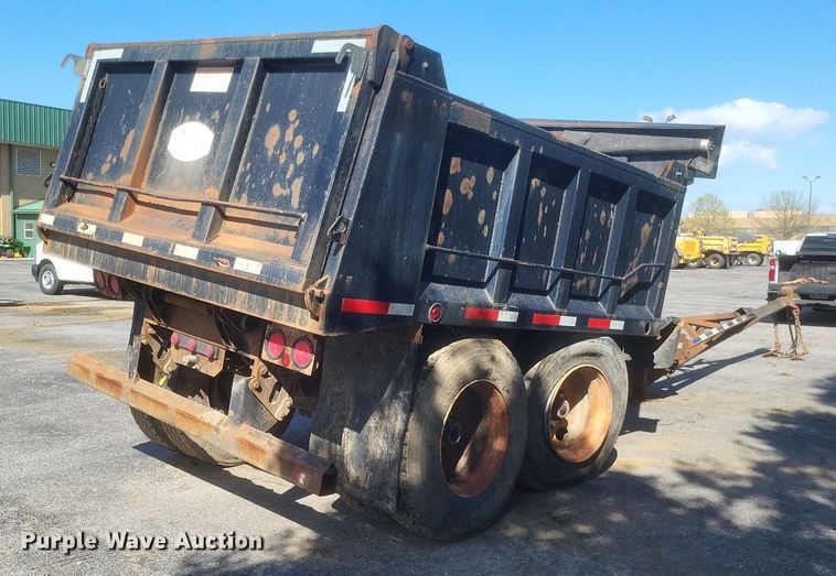 image for item EJ7868 2009 Palmer Machine Works  PDT-12-17 end dump pup trailer