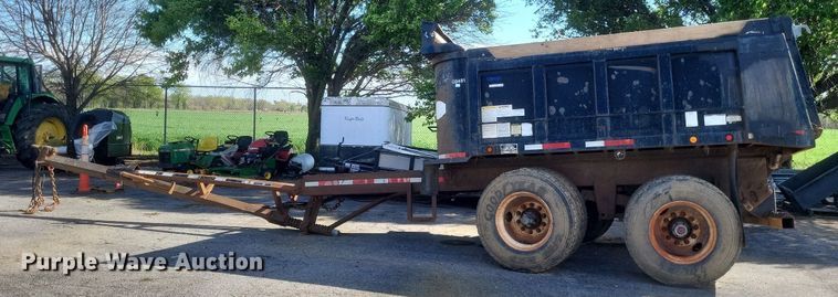 image for item EJ7868 2009 Palmer Machine Works  PDT-12-17 end dump pup trailer