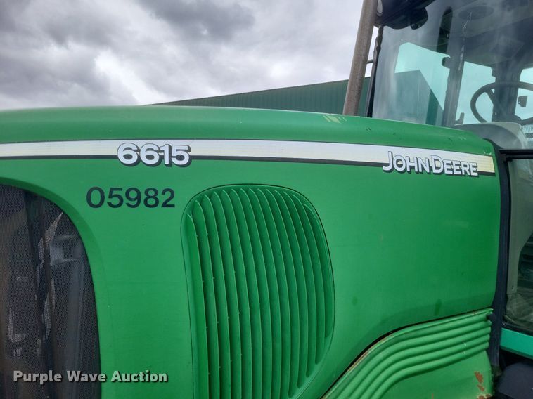 image for item EJ7889 2004 John Deere 6615 tractor