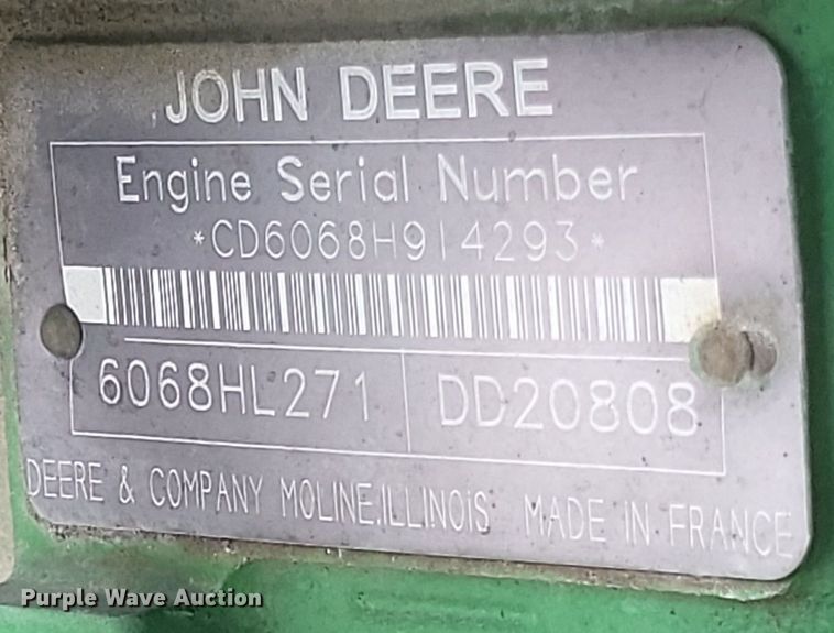 image for item EJ7889 2004 John Deere 6615 tractor