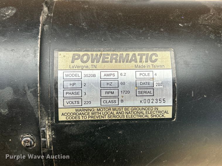 image for item EK4347 Powermatic 3520B wood lathe