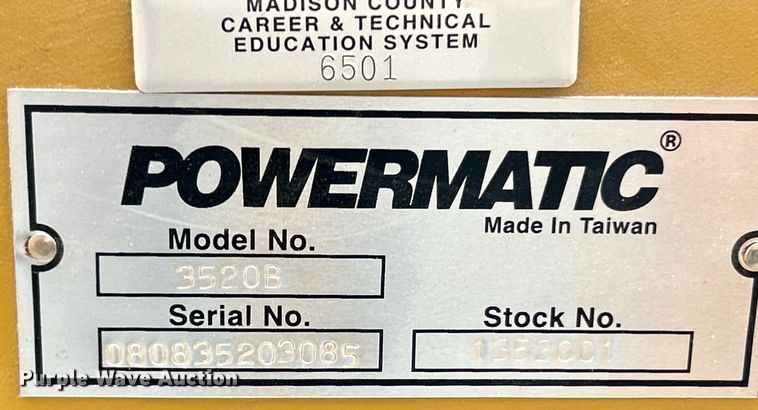 image for item EK4348 Powermatic  3520B wood lathe
