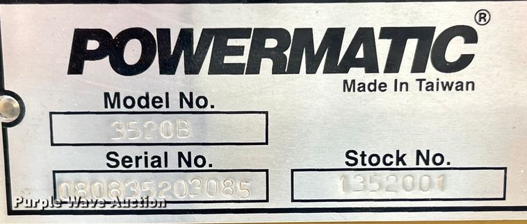 image for item EK4348 Powermatic  3520B wood lathe
