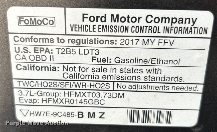 image for item EK4360 2017 Ford  Explorer Police Interceptor SUV