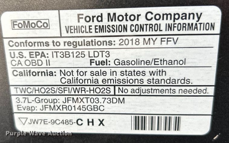 image for item EK4361 2018 Ford Explorer Police Interceptor SUV