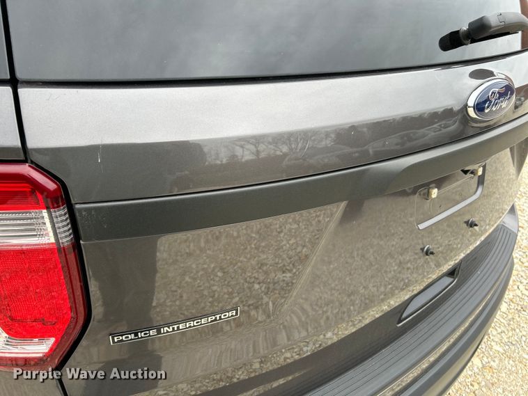 image for item EK4362 2018 Ford  Explorer Police Interceptor SUV