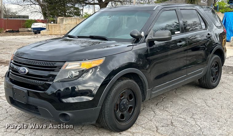 image for item EK4449 2015 Ford Explorer Police Interceptor  SUV