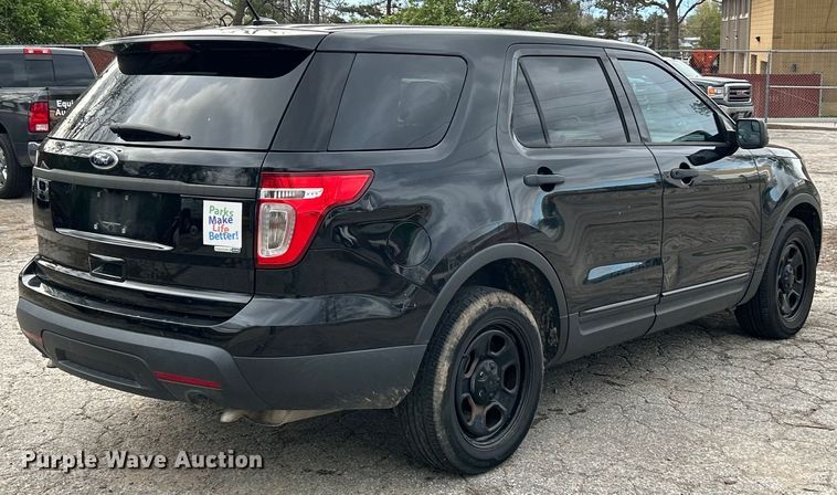 image for item EK4449 2015 Ford Explorer Police Interceptor  SUV