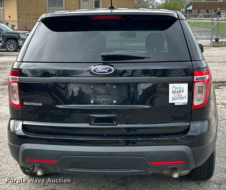 image for item EK4449 2015 Ford Explorer Police Interceptor  SUV