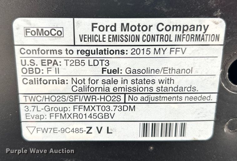 image for item EK4449 2015 Ford Explorer Police Interceptor  SUV