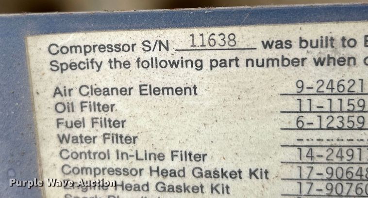 image for item EK4450 Grimmer Schmidt 125 air compressor