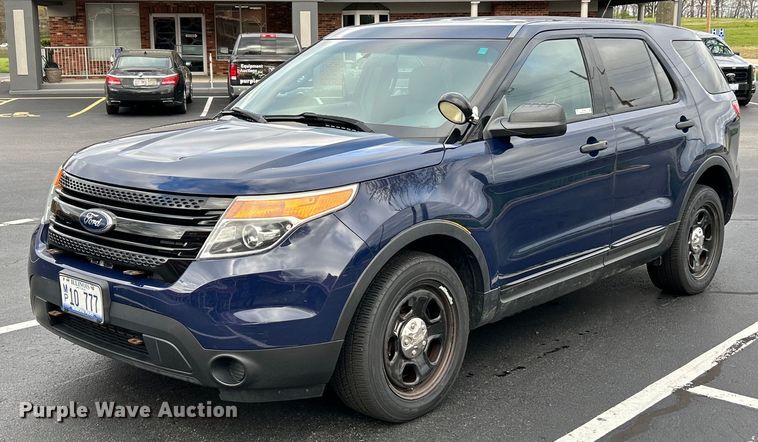 image for item EK4452 2014 Ford Explorer Police Interceptor  SUV