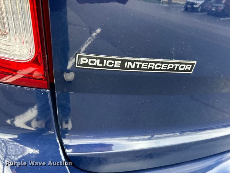 image for item EK4452 2014 Ford Explorer Police Interceptor  SUV