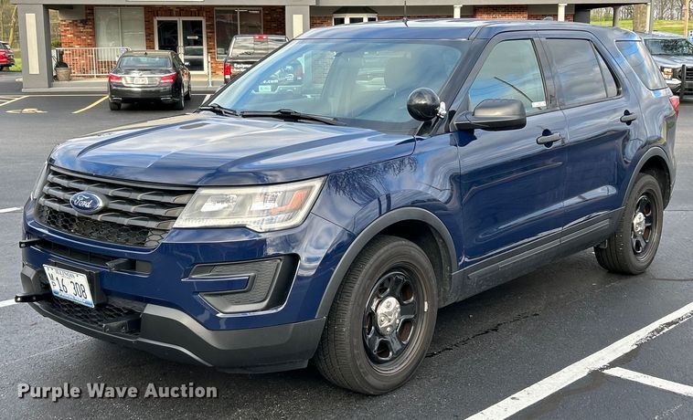 image for item EK4453 2018 Ford Explorer Police Interceptor  SUV