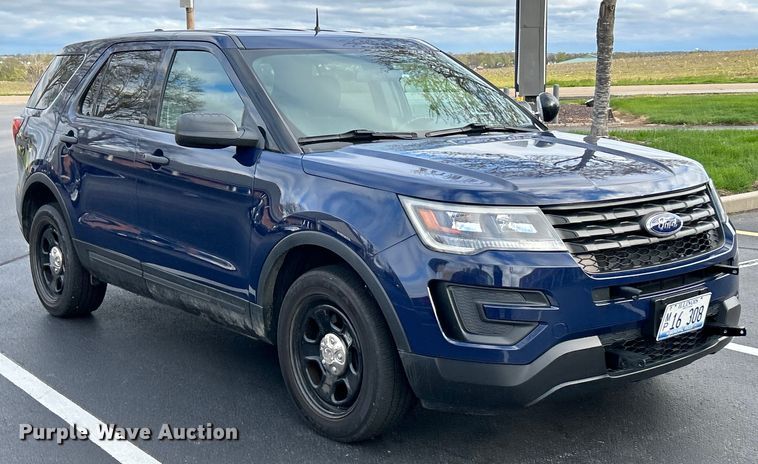 image for item EK4453 2018 Ford Explorer Police Interceptor  SUV