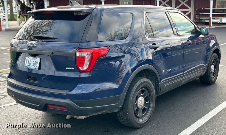 image for item EK4453 2018 Ford Explorer Police Interceptor  SUV