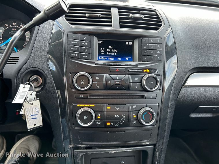 image for item EK4453 2018 Ford Explorer Police Interceptor  SUV