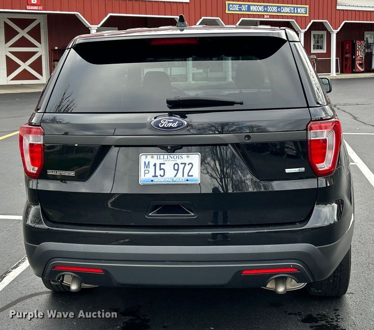 image for item EK4454 2017 Ford Explorer Police Interceptor  SUV