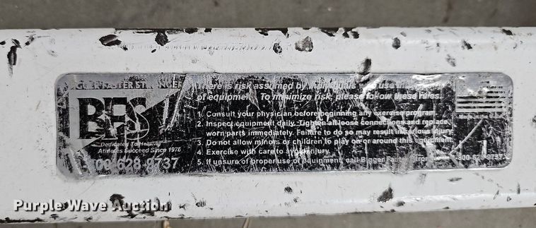 image for item EK5725 (2) BFS weight lifting racks