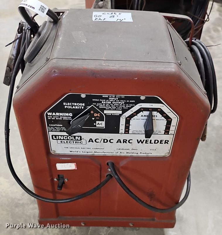 image for item EK5727 (2) Lincoln Electric AC/DC welders