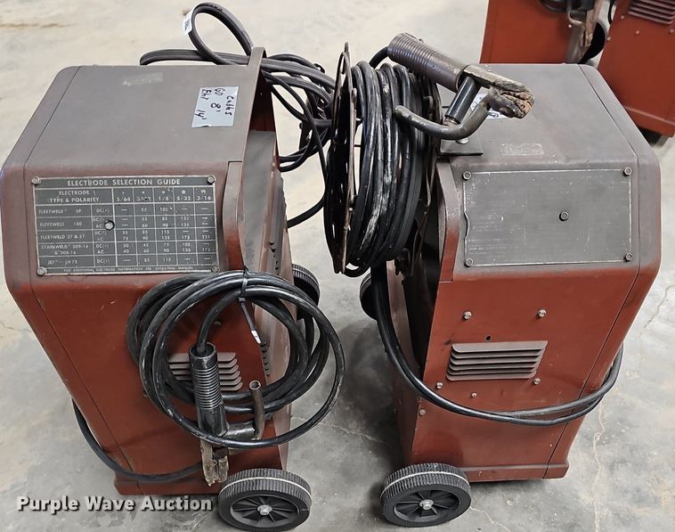 image for item EK5727 (2) Lincoln Electric AC/DC welders