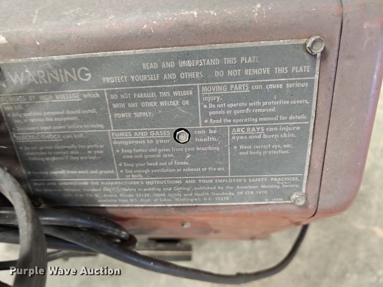 image for item EK5727 (2) Lincoln Electric AC/DC welders