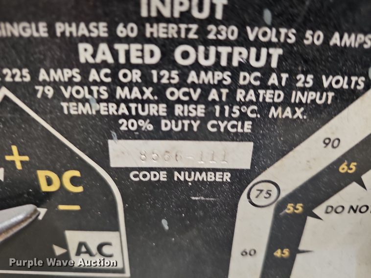 image for item EK5727 (2) Lincoln Electric AC/DC welders