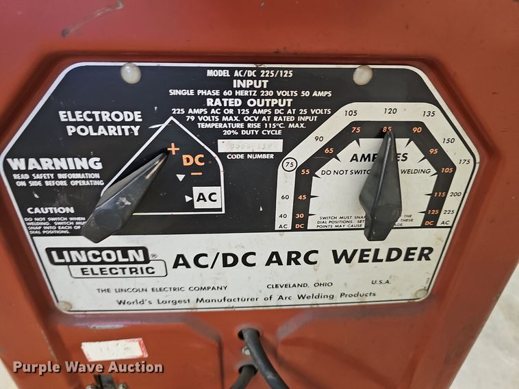 image for item EK5727 (2) Lincoln Electric AC/DC welders