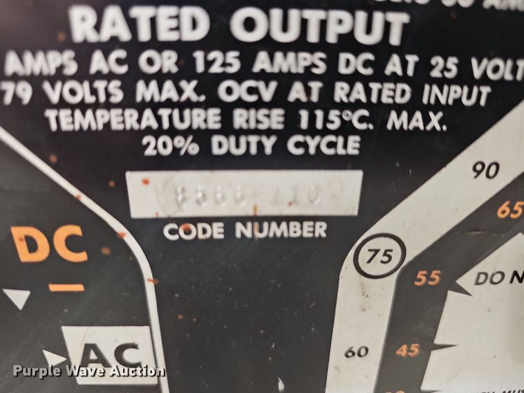 image for item EK5727 (2) Lincoln Electric AC/DC welders