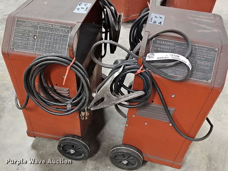 image for item EK5728 (2) Lincoln Electric AC/DC welders