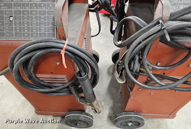 image for item EK5728 (2) Lincoln Electric AC/DC welders