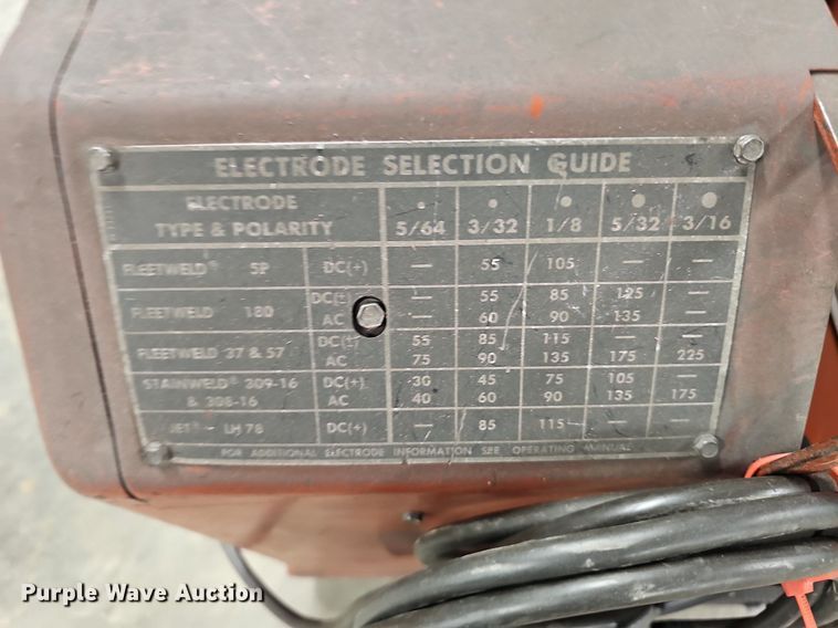 image for item EK5728 (2) Lincoln Electric AC/DC welders