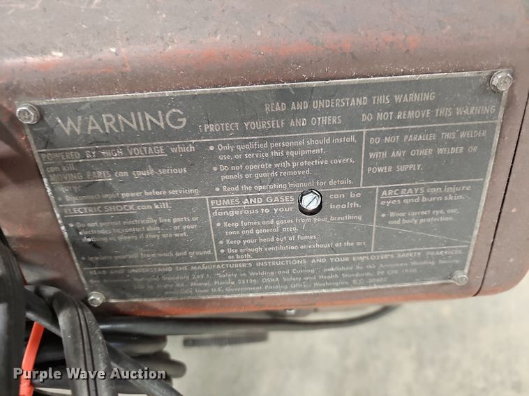 image for item EK5728 (2) Lincoln Electric AC/DC welders