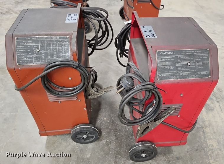 image for item EK5729 (2) Lincoln Electric AC/DC welders