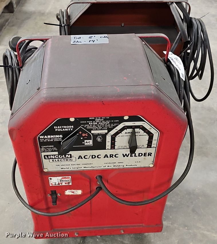 image for item EK5729 (2) Lincoln Electric AC/DC welders