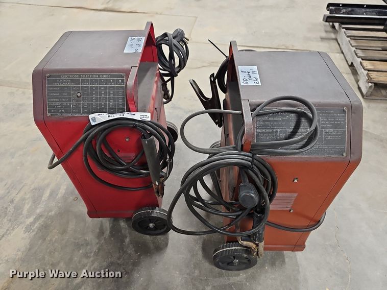 image for item EK5729 (2) Lincoln Electric AC/DC welders