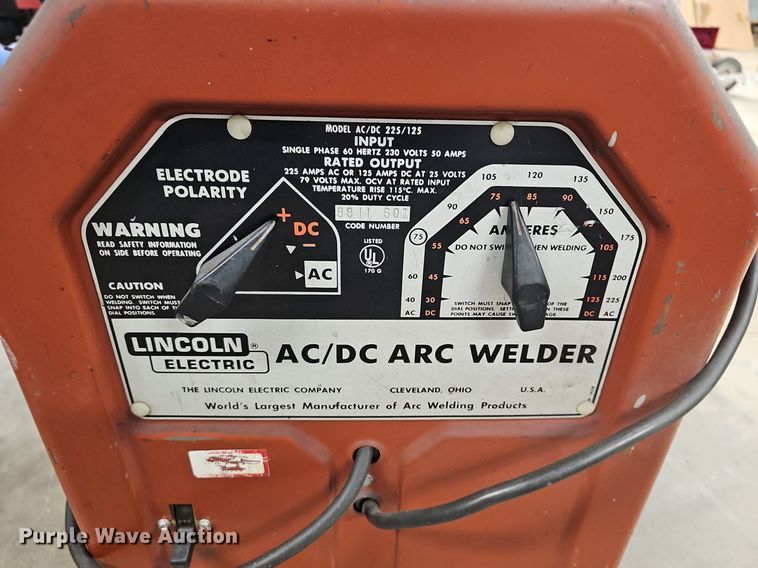image for item EK5729 (2) Lincoln Electric AC/DC welders