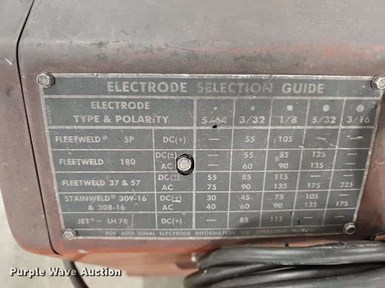 image for item EK5729 (2) Lincoln Electric AC/DC welders