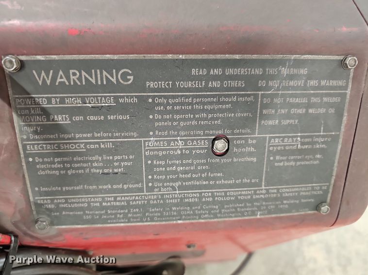 image for item EK5729 (2) Lincoln Electric AC/DC welders