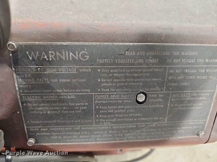 image for item EK5729 (2) Lincoln Electric AC/DC welders