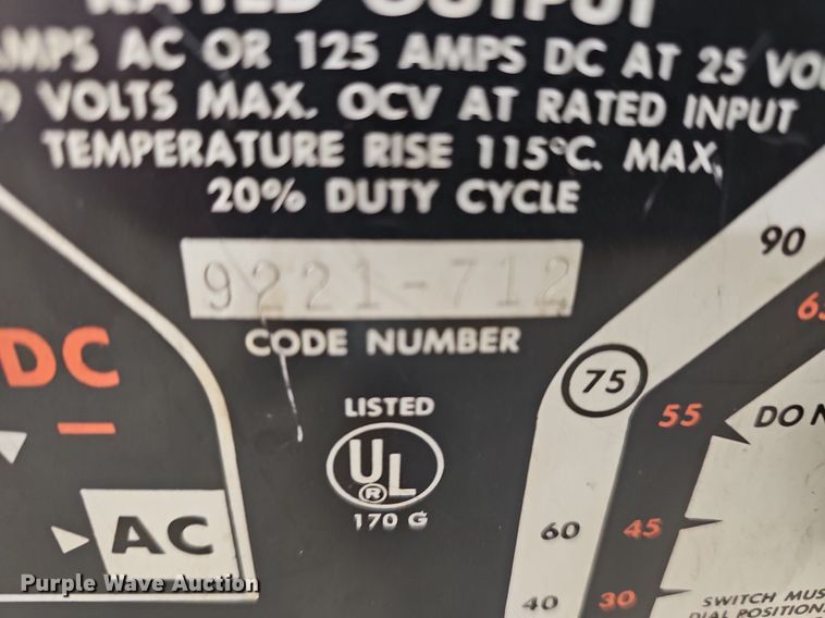 image for item EK5729 (2) Lincoln Electric AC/DC welders