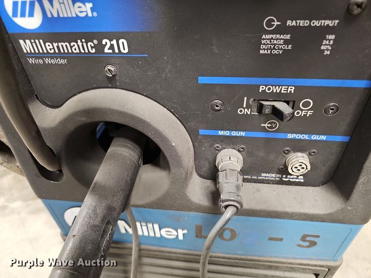 image for item EK5731 Miller  Millermatic 210 welder