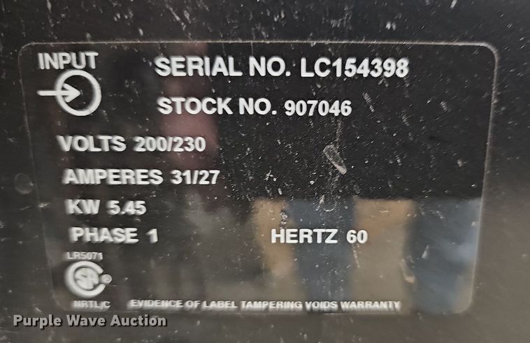 image for item EK5731 Miller  Millermatic 210 welder