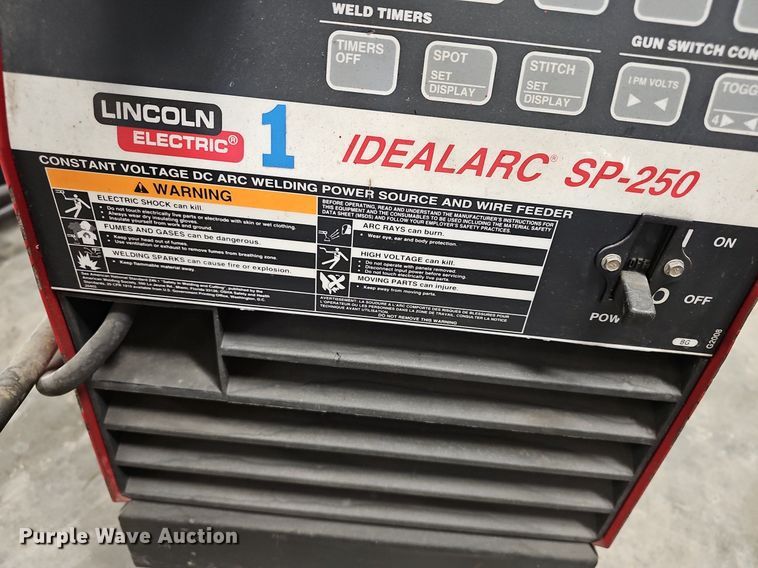 image for item EK5732 Lincoln Electric  IdealArc SP250 welder