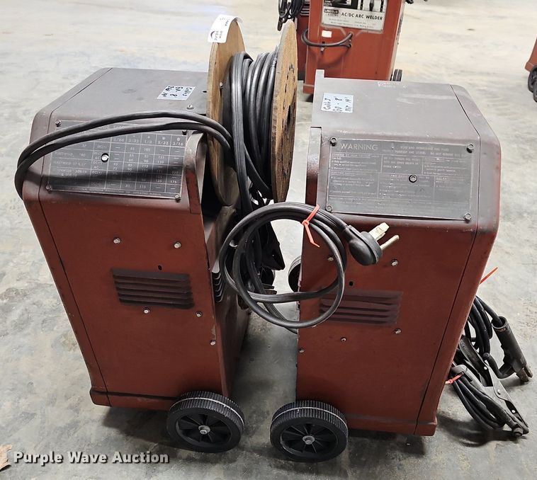 image for item EK5733 (2) Lincoln Electric AC/DC welders 